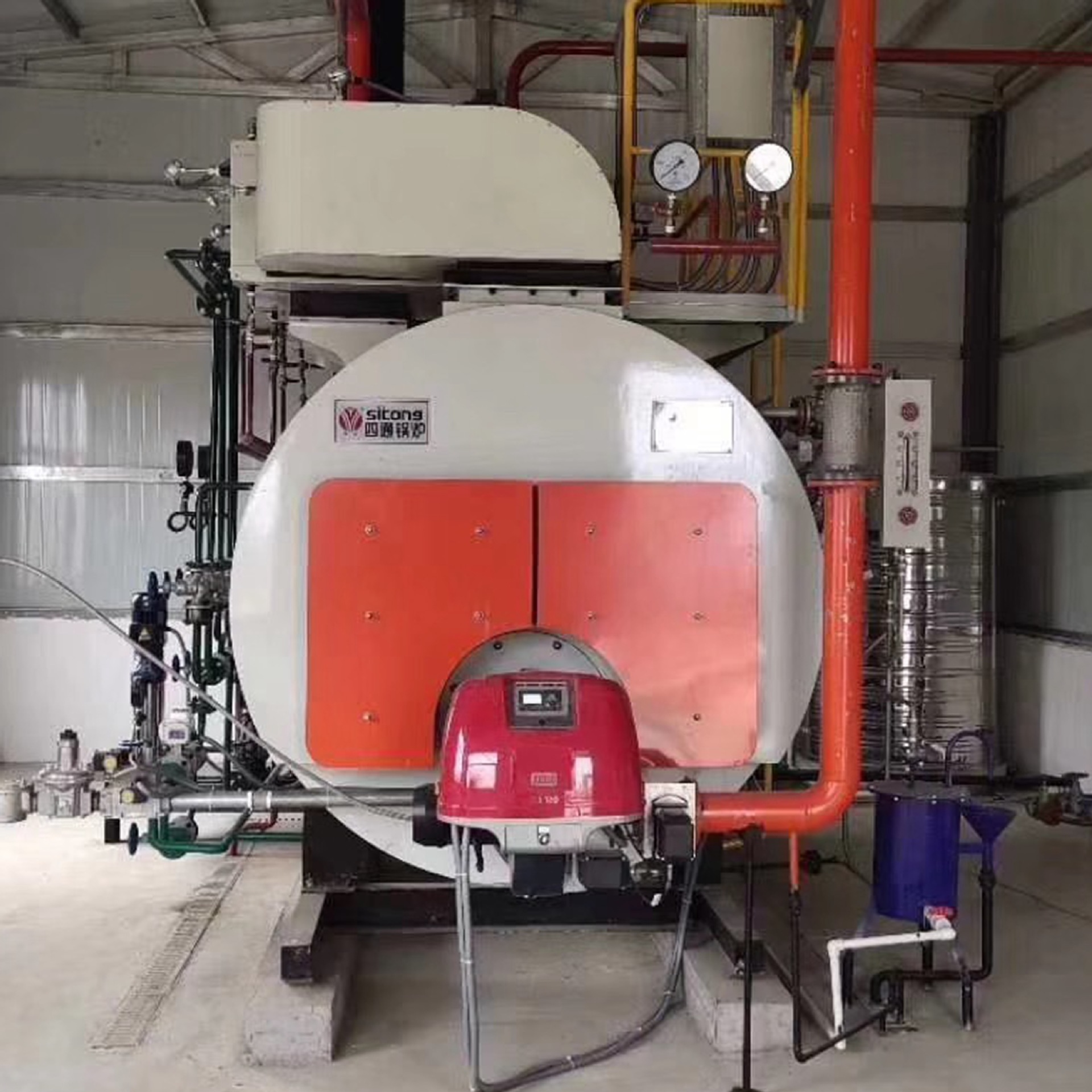 厂家供应1吨燃气蒸汽锅炉 1.0公斤压力燃气锅炉 河南1吨锅炉厂家