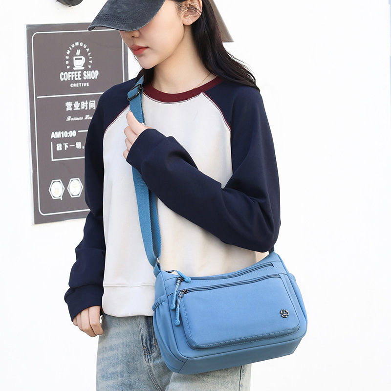 新しい女性用クロスボディバッグ、新鮮でトレンディ、多用途、大容量、防水、耐摩耗性、多層、ママショッピング、シンプルな韓国版|undefined