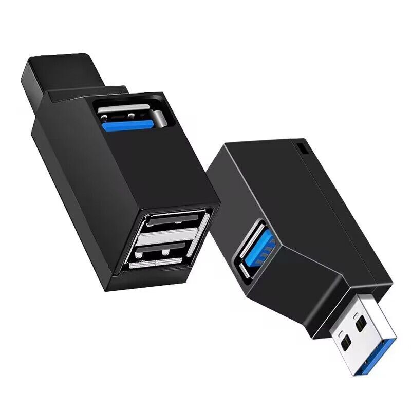 ポータブルマルチインターフェースHUBスプリッタusb3.0高速ハブ外部接続|undefined