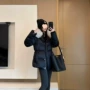 加厚翻领气质防寒棉服