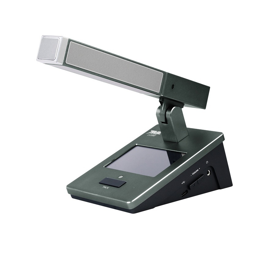 TOJIE/拓捷 LA-D990F 单咪头短方杆有线会议话筒 (方形屏)