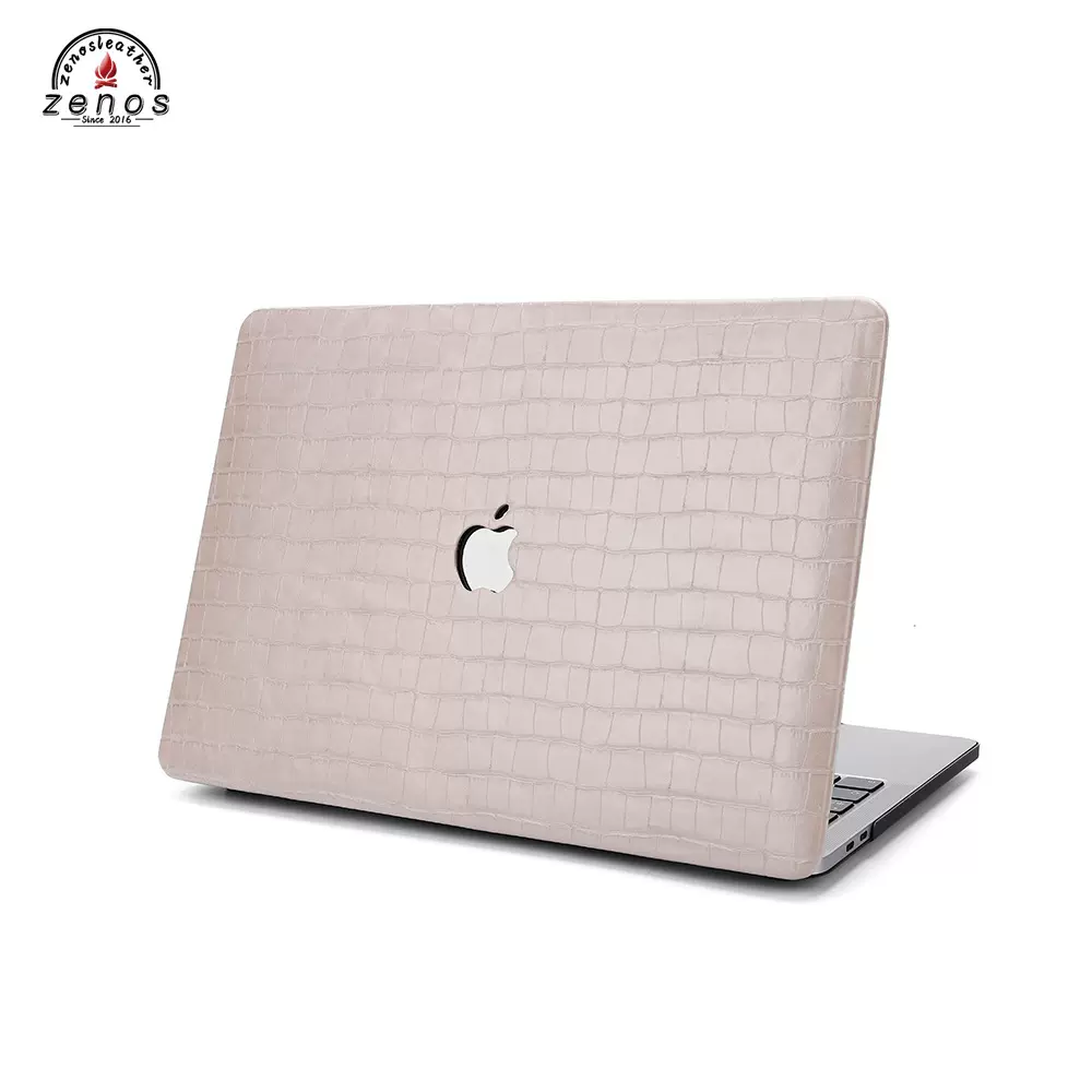 直销Macbook鳄鱼纹PU贴皮外壳 笔记本电脑保护壳 高档喷油保护壳