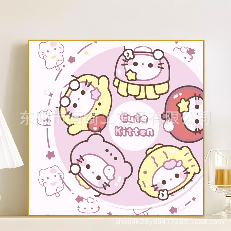 LL275 / 20*20CM（画笔+颜料+绷好内框）