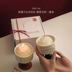 ギフトボックス結婚式誕生日ギフト女の子のためのホームベッドルーム長期的な椿の香りのキャンドル