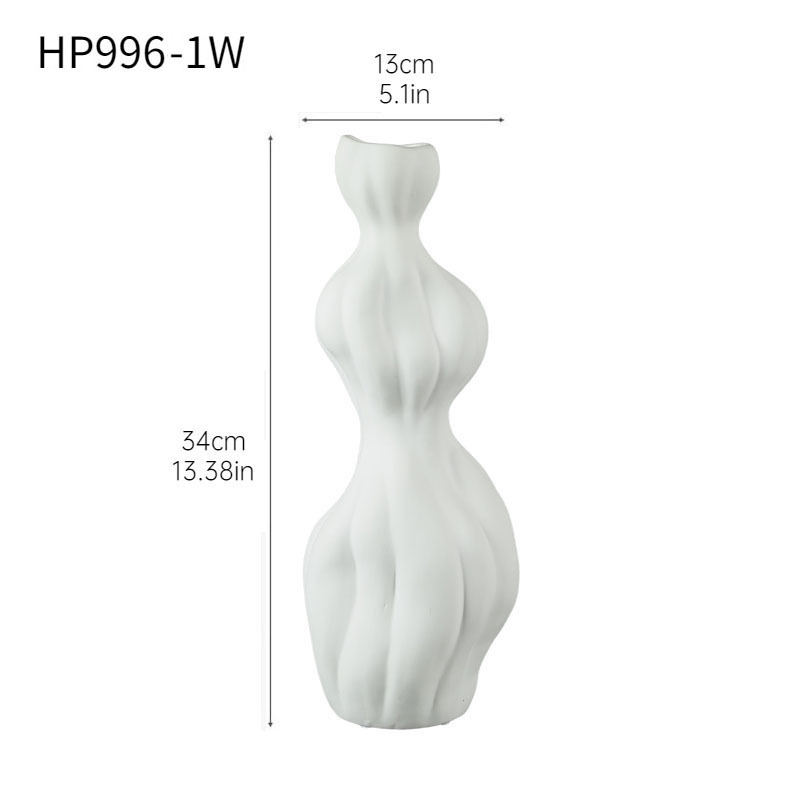 Florero blanco HP996-1W