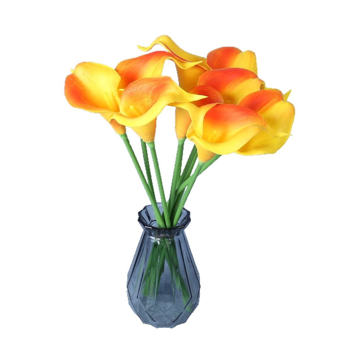 Ventas transfronterizas de imitación de herradura única mini herradura decoración flores artificiales casera con flores falsas