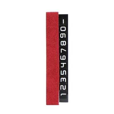 Number for Moving Vehicles, High-End – Nömrəli dayanma kartı - wine-red-2916