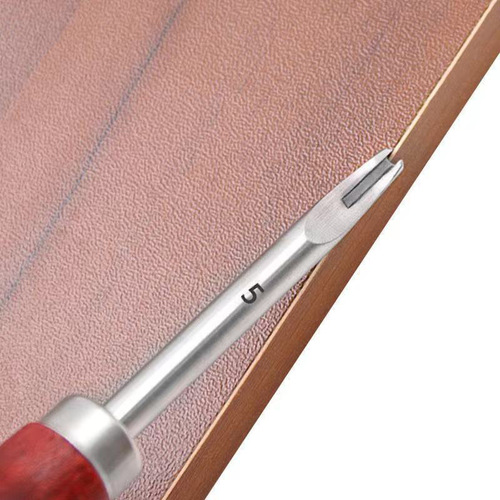 Edge trimmer hand-sewn DIY handmade leather carving leather art tool rounded corner tool cow leather leather art wooden handle edge trimmer