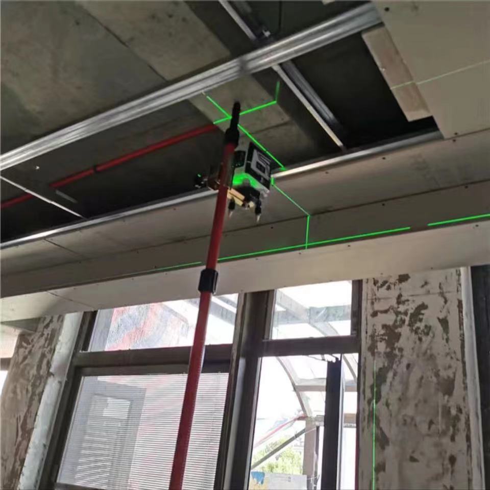 水平仪升降支撑杆红外线支架加厚伸缩杆平水仪三脚架吊顶通用直销