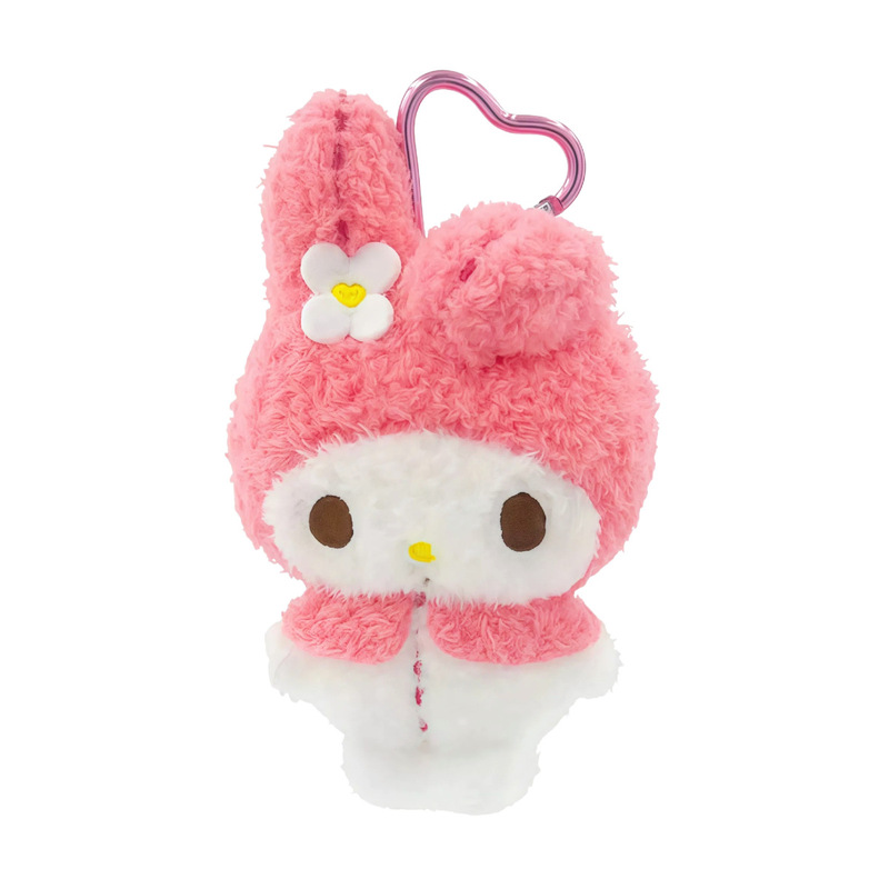 正版三丽鸥线条系列HelloKitty小挂件毛绒玩偶公仔背包吊饰钥匙扣|undefined