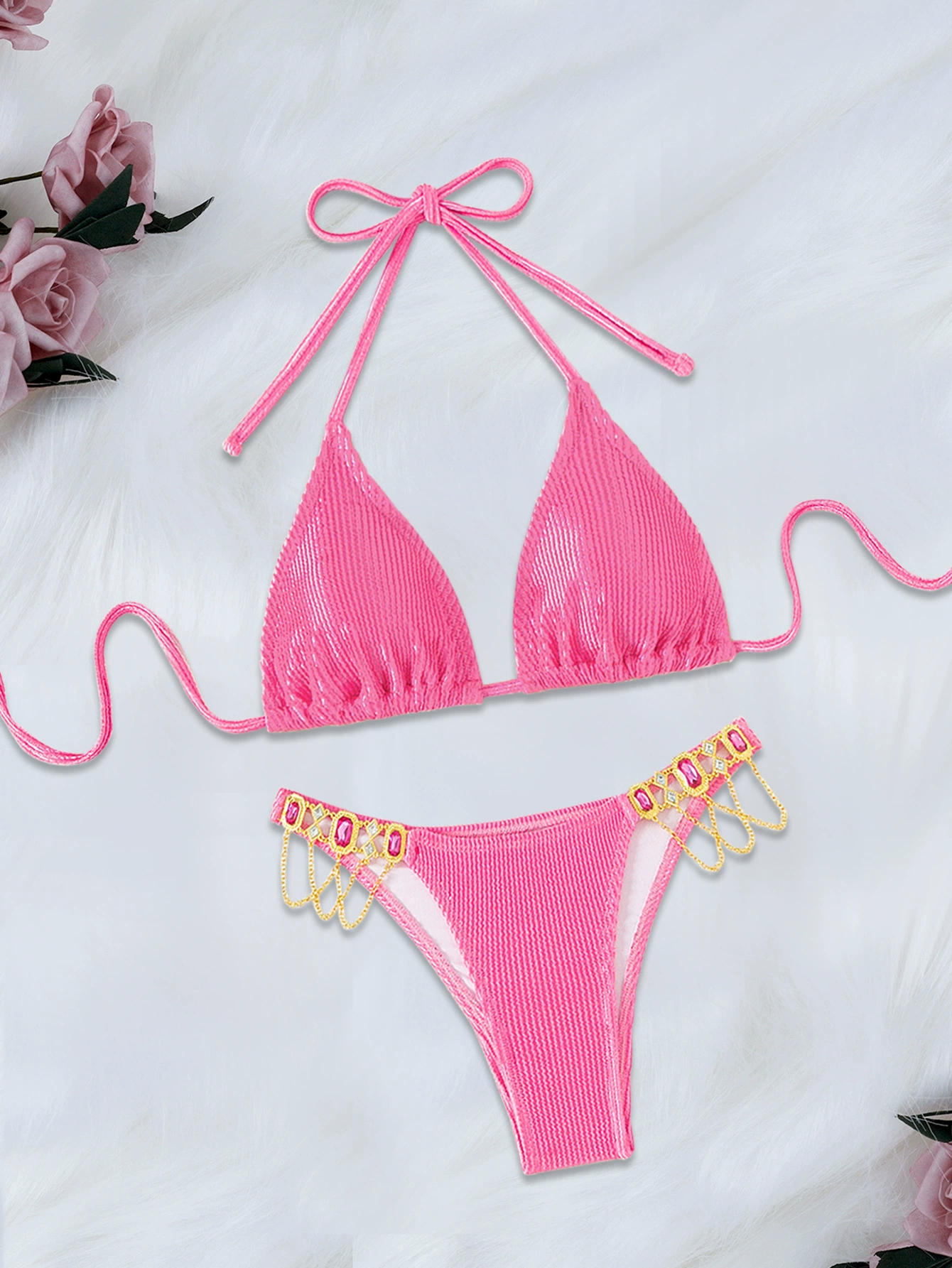 (Cross-border trading), split swimwear, accessory, 2024 years, (Physicals), Amazon