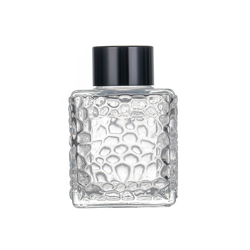 Botella de aromaterapia de 50 ml en stock con envío gratis, botella vacía transparente, botella difusora de ratán, botella para aceites esenciales, botella de aromaterapia sin llama.