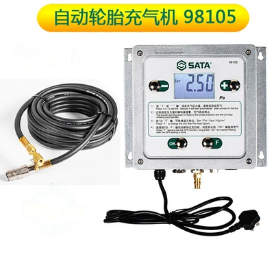 Air pressure gauge/tire pressure gauge: automobile tire inflation deflation air - automatic-tire-inflator-98105-wall-mounted