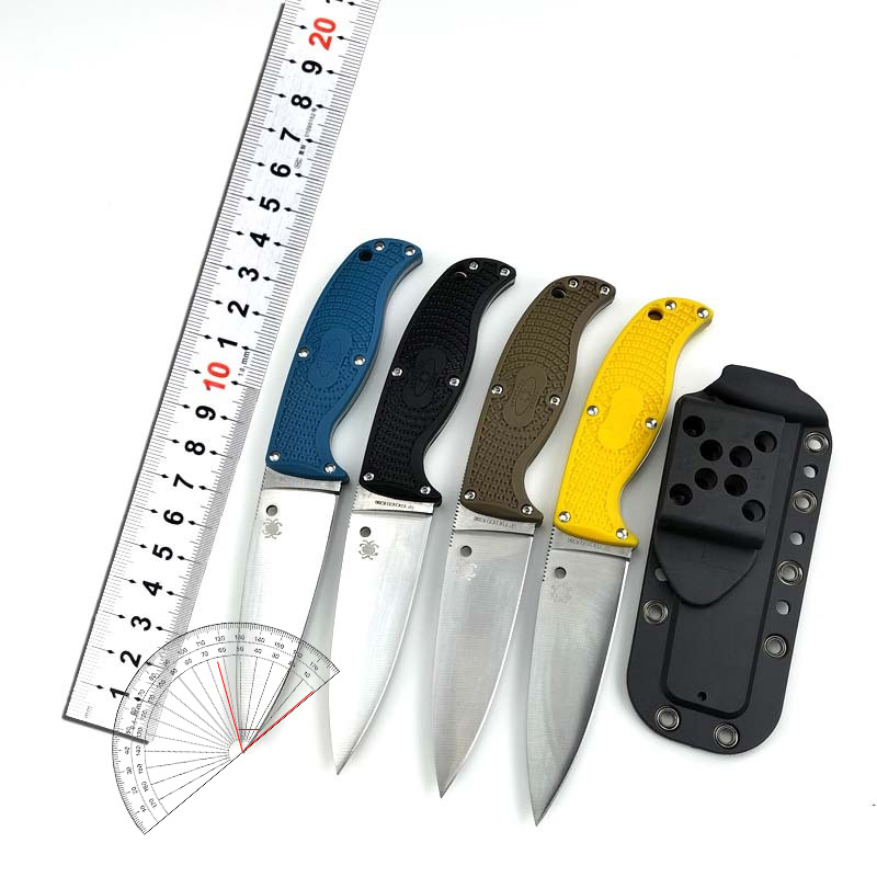 跨境热销FB31户外直刀便携战术刀高硬度露营刀野营垂钓求生水果刀