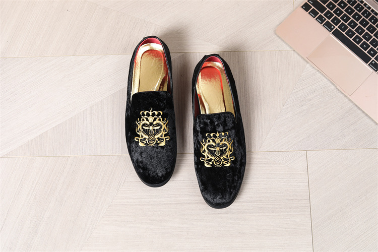 Männerschuhe Nei Gestickte Schong, Männer Slip-On Loafers, Summer No Stink Foot Slip On Ronn Zeh Casual Schong_voghion.com