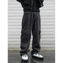 L 35692 Hong Kong vintage wide leg cargo pants �۷縴������