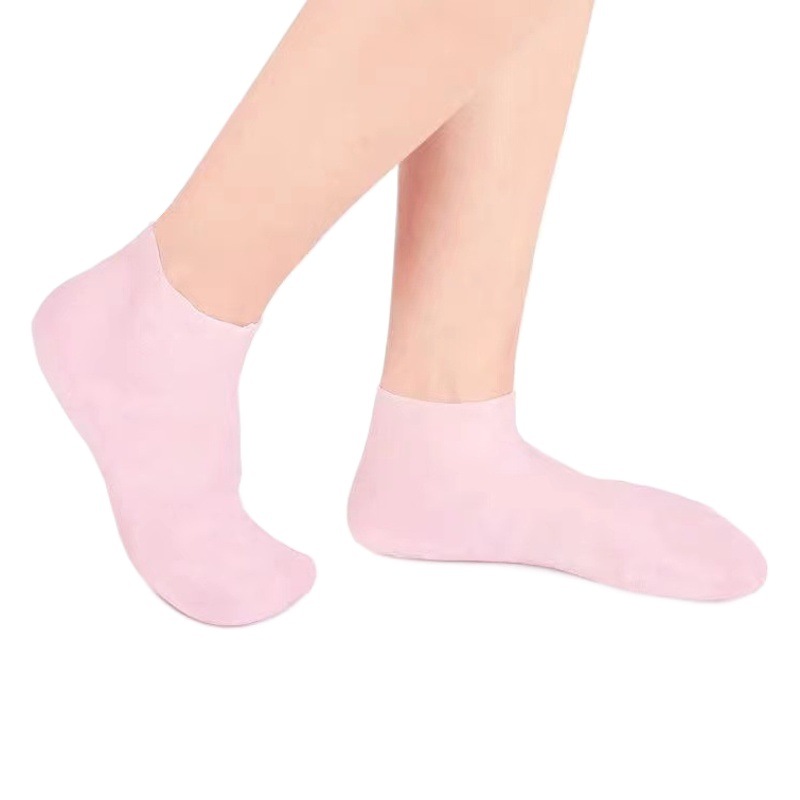Máscara de pie de silicona calcetines hidratantes protectores anti-agrietamiento callos suavizantes cutin cubierta de pie máscara de pie calcetines de playa protección suave