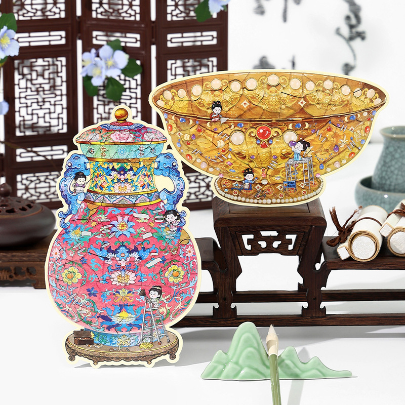 Infeel.Mepet2.5D Large Size Puzzle Stickers Old Item Restorer Series Creative Landscaping Decorative Stickers Infeel.Mepet2.5D Large Size Puzzle Stickers Old Item Restorer Series Creative Landscaping Decorative Stickers