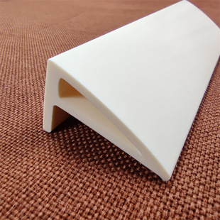 Abs Plastic Extrusion Profiles, White Hard Plastic Audio Accessories, Furniture Accessories, Plastic Extrusion Profiles Source Factory