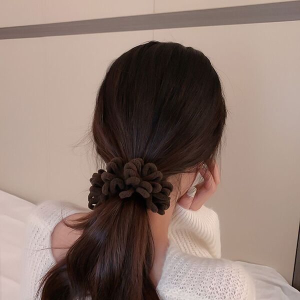 Demi-season elastic harmless hair rope