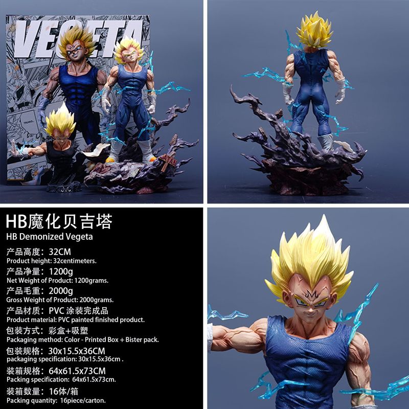 ドラゴンボール超サイヤ人フィギュア、高品質コミック周辺装飾品、孫悟空ベジータクラシックスーパーサイア人シリーズ|undefined