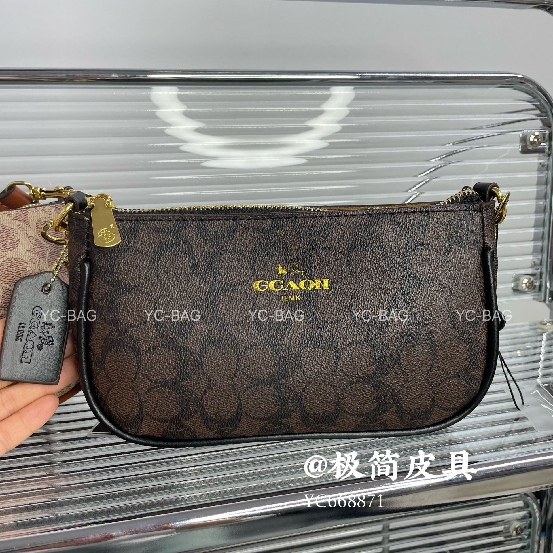 Bolso Retro de Axila 2023, Nueva Marca de Nicho, Bolso de Mujer, Bandolera, Bolso de Media Luna Versátil con Diseño Hueco