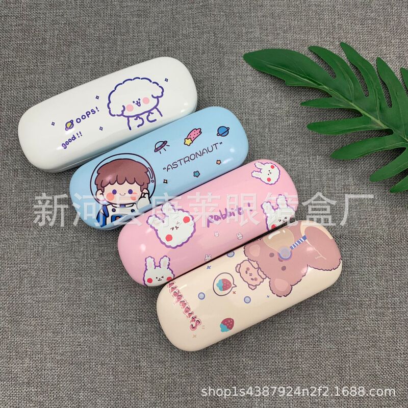 Children's glasses case student myopia glasses cartoon glasses case pressure resistant easy to carry Children's glasses case student myopia glasses cartoon glasses case pressure resistant easy to carry