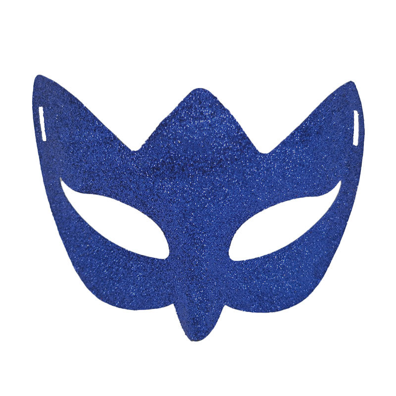 Carnaval máscara de alto valor veneciano máscara de baile polvo brillante esmaltado retrógrado máscara de mitad de cara King Eye Mask