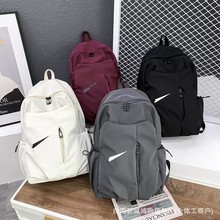 流行新款中大学生书包时尚大容量休闲双肩包男女户外潮背包批发