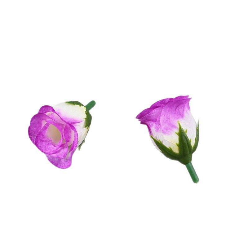 4 cm flores falsas flores coreanas pequeñas rosas pétalos de flores accesorios de boda hechos a mano