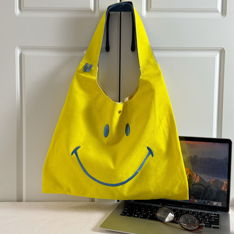Versión coreana del popular bolso de hombro para niños y niñas, lindo y lindo bolso de mensajero para niños sonriente, estilo occidental, bolso para niños de gran capacidad