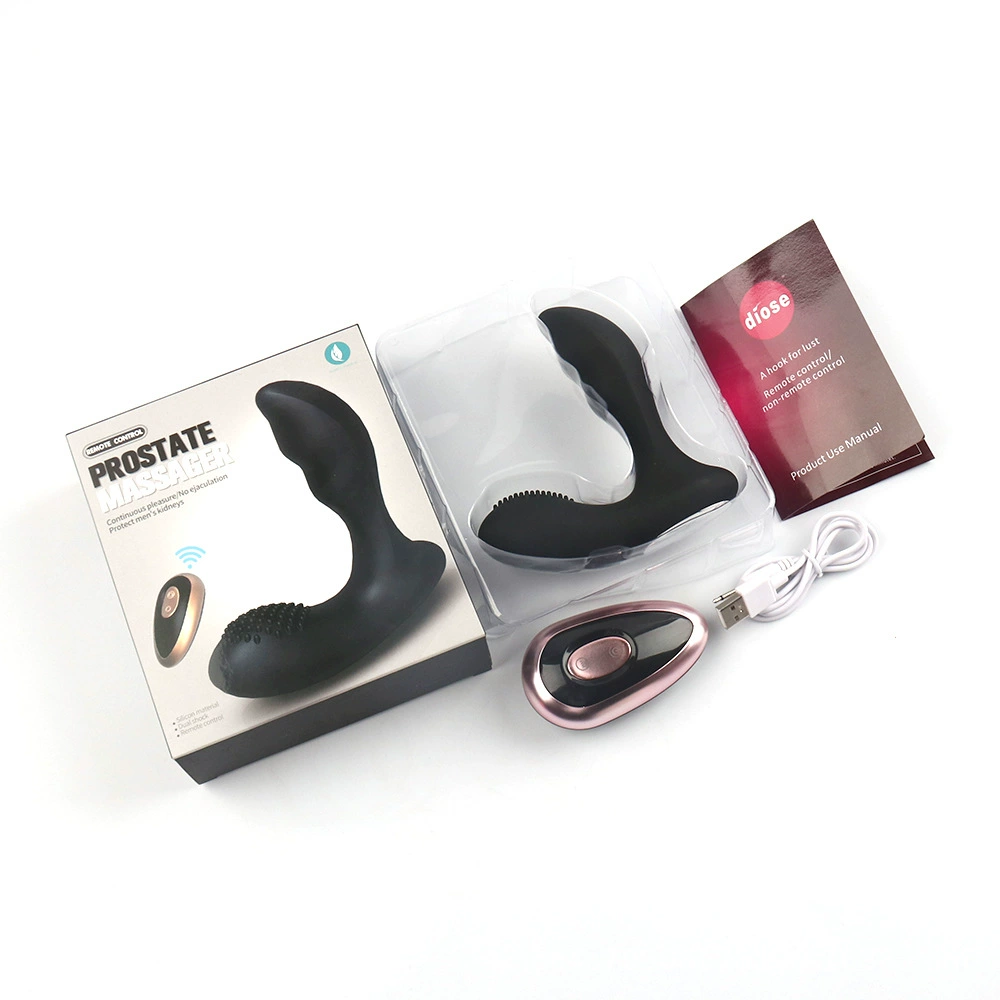 Prostate Massager Wireless Remote Silicone Anal Plug, 100 m Range, Multi‑mode Vibrations