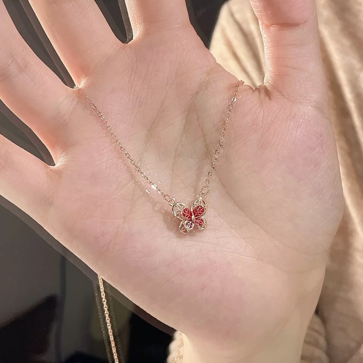 Cadena de clavícula de todo fósforo collar de estrellas diseño de nicho femenino clavícula ins accesorios simples y fríos