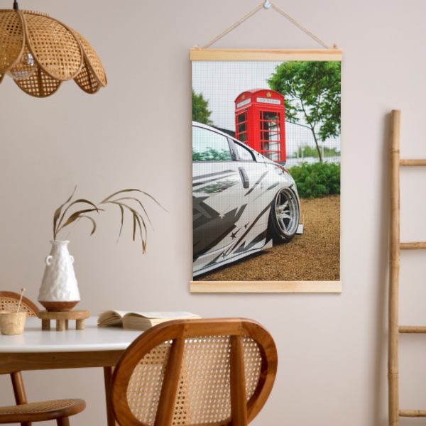 Novitec Ferrari 812 luxury sports car scroll JIT dropshipping solid wood scroll hanging painting cross-border e-commerce Shopee