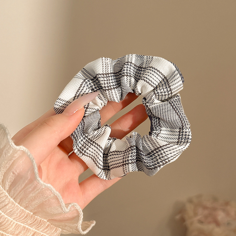 Coletero Scrunchie de Encaje con Flor de Alta Elasticidad para Mujer
