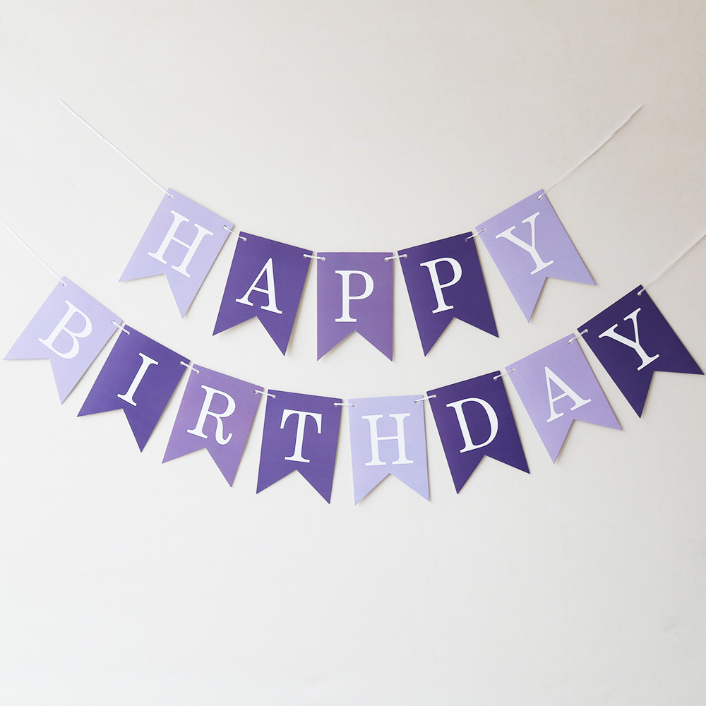 Guirnalda de Feliz Cumpleaños con Diseño de Cola de Pez en Dorado, Decoración para Fiesta de Cumpleaños