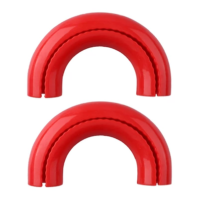Cross-Border Suitable for 04-24 Ford F150 Mustang Trailer Hitch Cover Traction Hook Silicone Sleeve Decorative Accessories (Other Car Modifications) - red