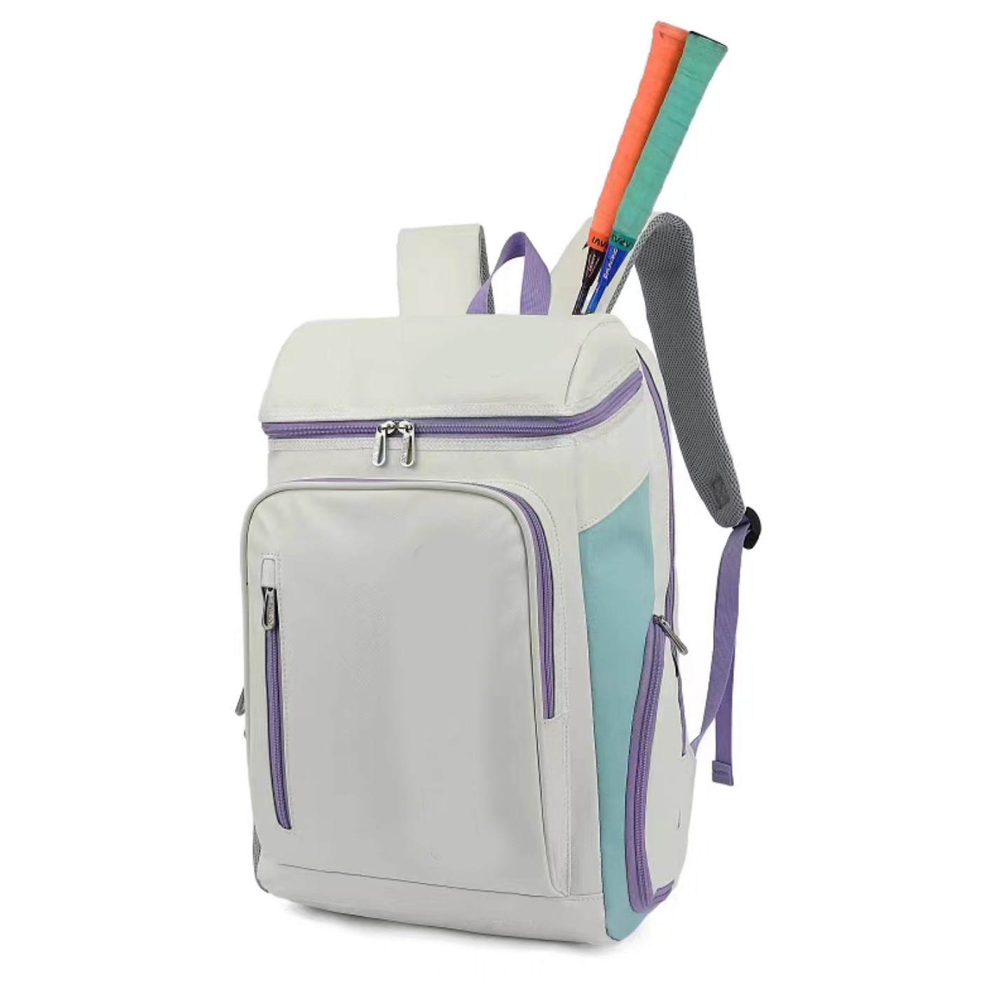 Bolsa de bádminton 1408 para hombres y mujeres, mochila de tenis para deportes al aire libre de gran capacidad para equipos nacionales con compartimento independiente para zapatos, impermeable