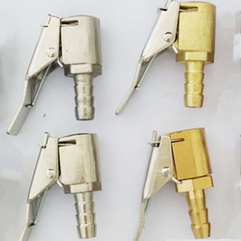 源头厂家供应 车载打气泵配件锌合金充气嘴 现货气动工具量大价优