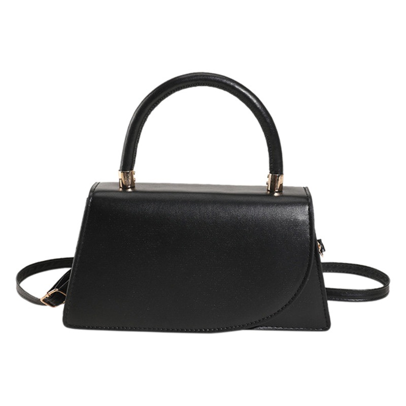 ESTILO OCCIDENTAL con textura pequeña bolsa para las mujeres 2024 Nuevo este año popular de color sólido bolsa de mensajero de moda portátil pequeña bolsa cuadrada de moda