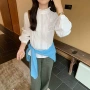 法式刺绣小衫