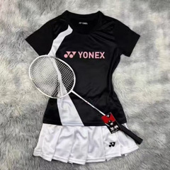 2025新款yy比赛羽球服男女款大赛服套装速干透气训练短袖套装情侣