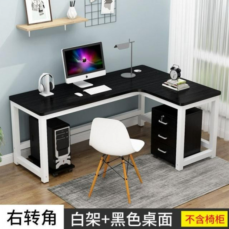 コーナーデスク コンピューターデスク 一体型 ホームルームテーブル 学生ライティング レンタルハウス シンプルデスク|undefined