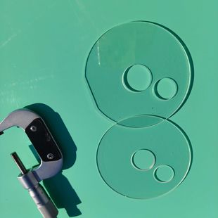 High-Precision and High-Precision Punched Optical Glass Sheets, Micron Level, Full Range of Models, Factory Direct Sales