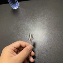 厂家现货直供15口卡口香水细雾喷头电化铝喷头简易卡口喷头中套