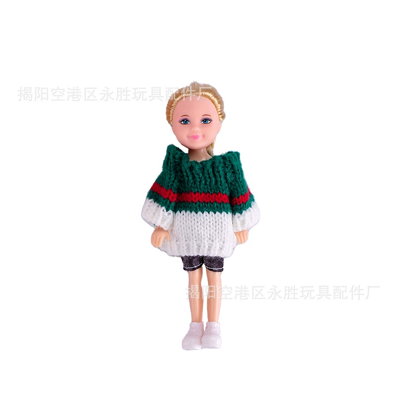 Модная кукла для переодевания, свитер, игрушка, ключи от машины, европейский стиль, 5 дюймов, 14 см