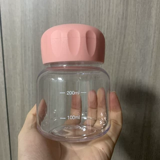 小巧迷你塑料杯牛奶胖胖杯女学生杯子ins小清新水杯小cup口袋杯
