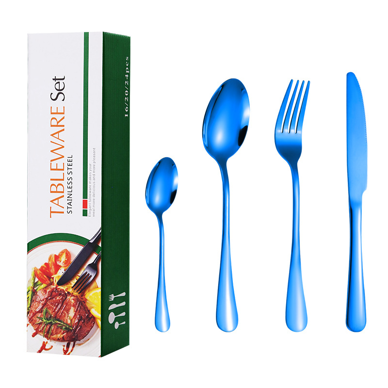 Conjunto azul de 20 piezas (caja verde)