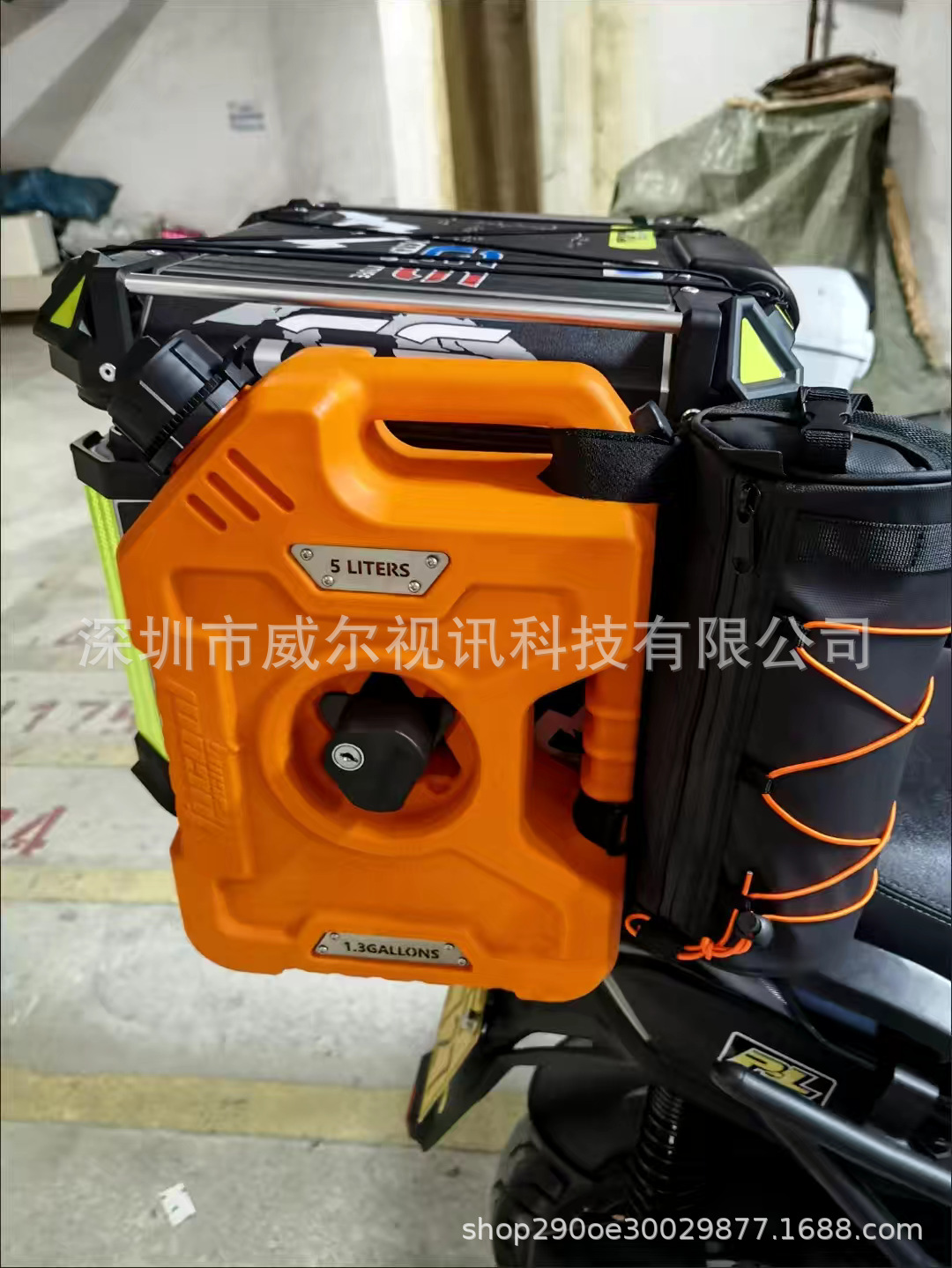 Tucool Racing 5L Motorcycle Fuel Tank Diesel Gasoline Canister Cross-Border Exclusive Supply for Motorcycle Front-Mounted Fuel Tank