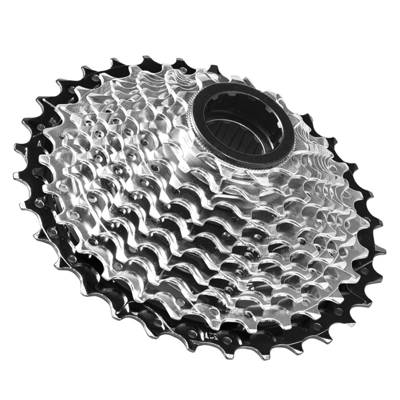 Volante de velocidad variable, volante de bicicleta, volante de bicicleta, universal, 8 velocidades, 9 velocidades, 10 velocidades, 32/21T, accesorios de engranajes de volante de tarjeta